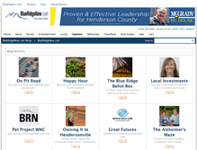 Tablet Screenshot of blogs.blueridgenow.com